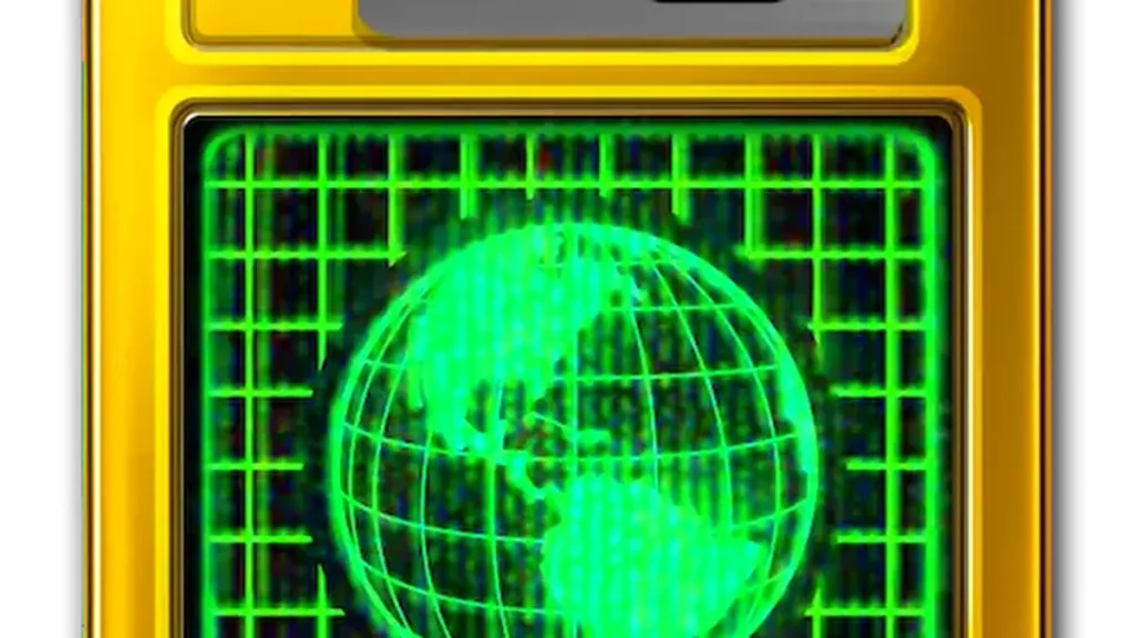 Interface do slot Truth com temática de conspiração e monitor retro